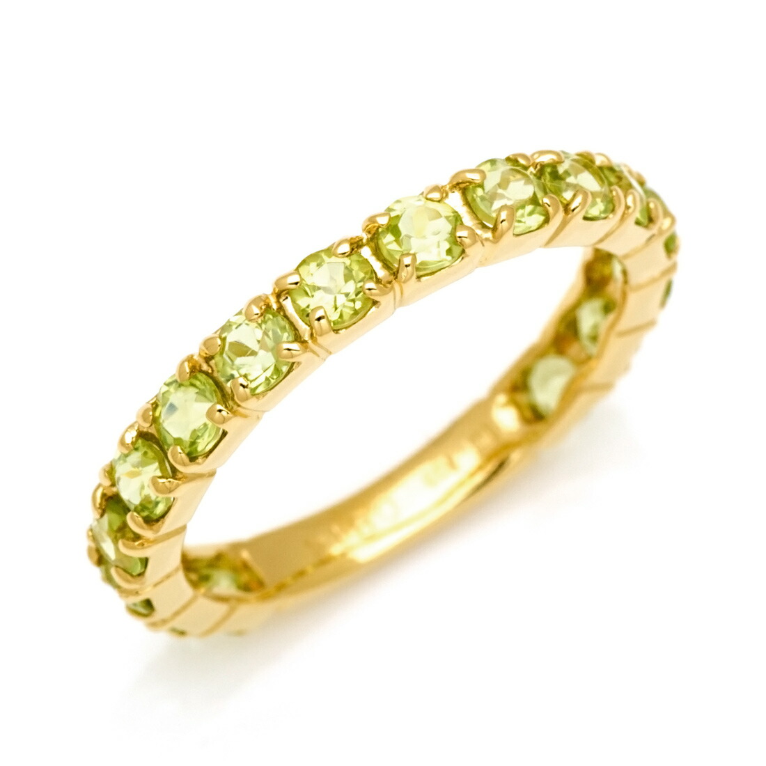 楽天市場】☆K18YG ペリドット リング/【送料無料】【品質保証書】【代