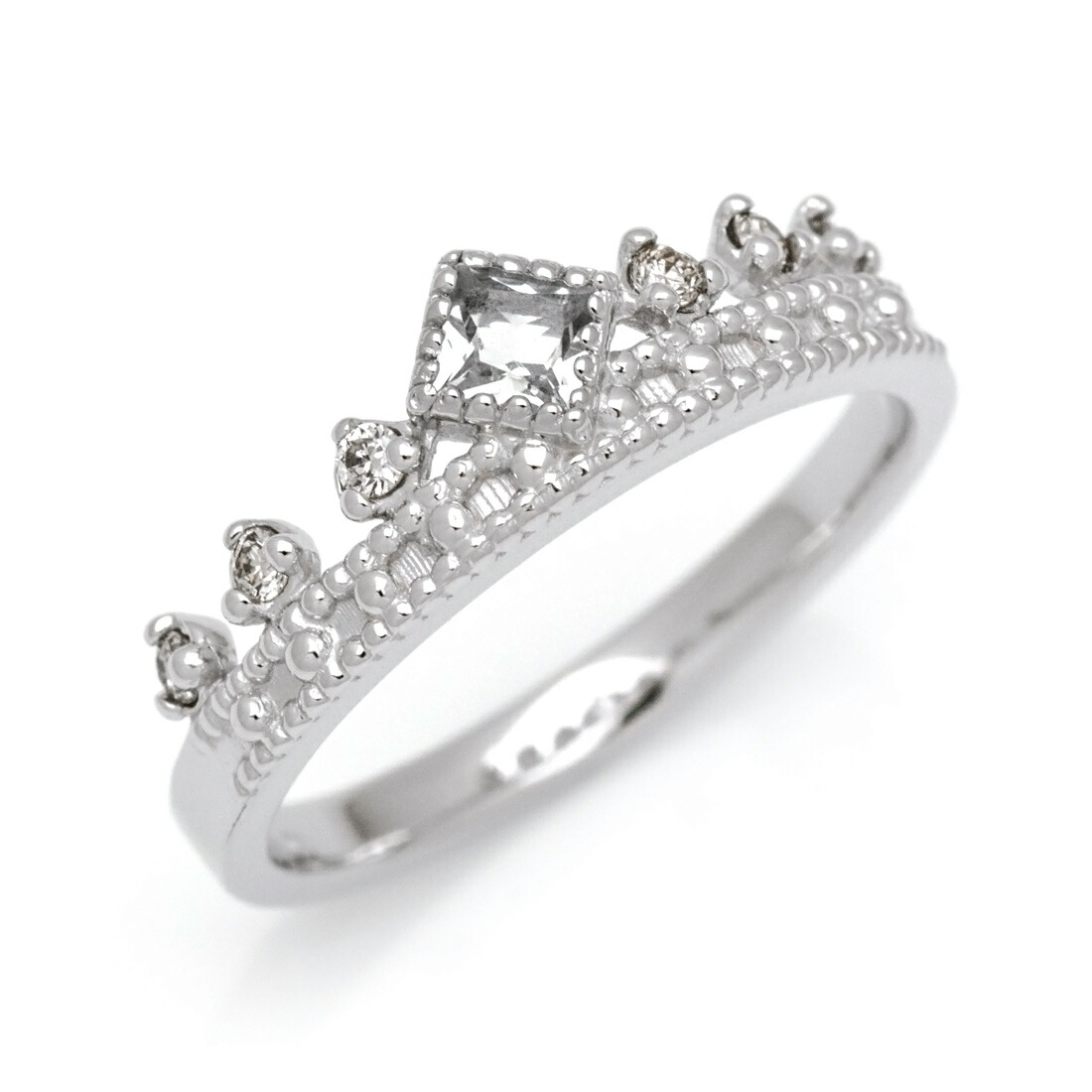 楽天市場】デビアス DE BEERS K18WG ダイヤモンド リング 22.5号