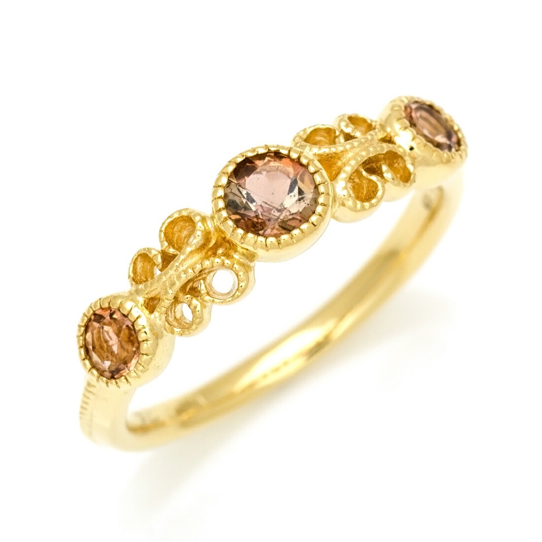 楽天市場】アンダリュサイト 4.0×6.0サイズ × ダイヤモンド リング