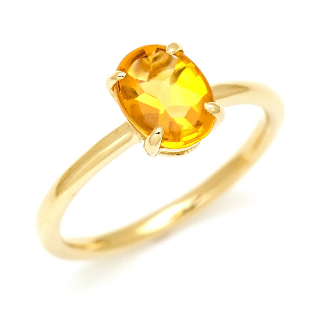 リング シトリン ゴールド K10 プラチナ900・K18選択可 35,750円