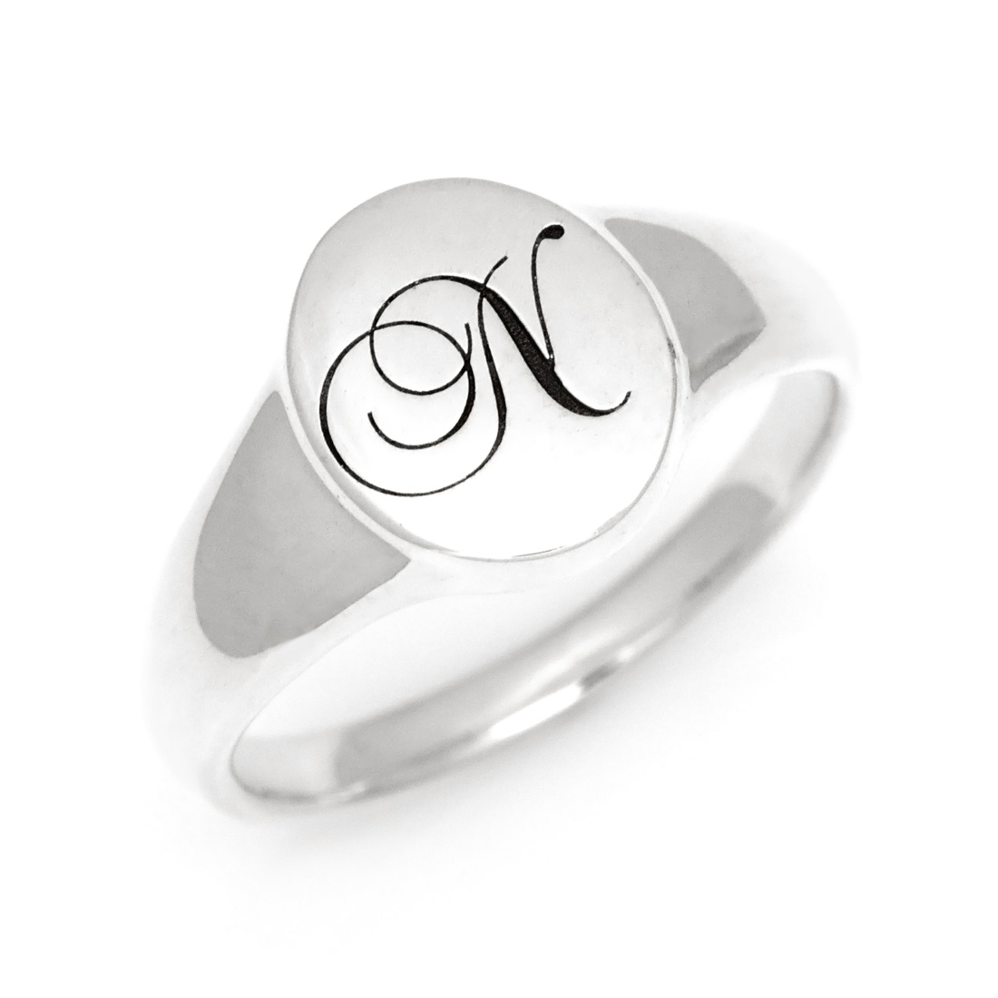 楽天市場】イニシャルリング シルバー Silver アルファベット オールド