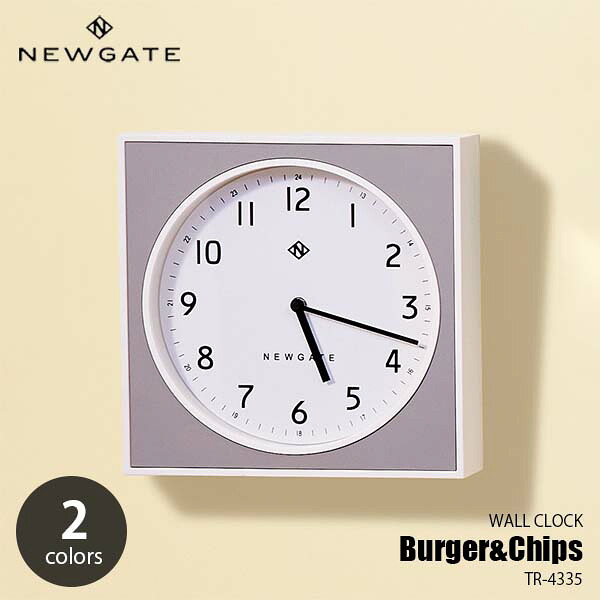 NEWGATE ニューゲート Burger&Chips-wall clock バーガー&チップスウォールクロック TR-4335 掛時計 掛け時計 ウォールクロック 壁掛け時計