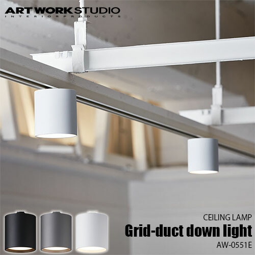 【ランキング1位】 ARTWORKSTUDIO アートワークスタジオ Grid-duct down light グリッドダクトダウンライト(LED内蔵) AW-0551E ライティングレールタイプ 天井照明 ダウンライト
