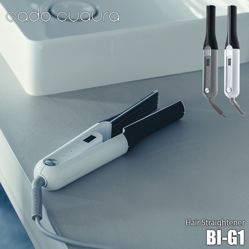 楽天市場】CADOCUAURA カドークオーラ BI-G1 Hair Straightener