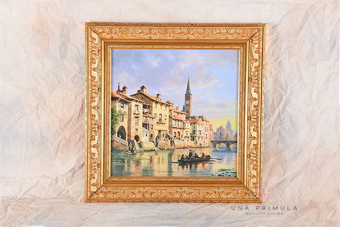 イタリア製 額絵中 オールドベネチア　Q716512514｜ウナプリムラ 店
