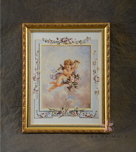 楽天市場】イタリア製 天使 額絵 エンジェル 絵画 板額 Aタイプ