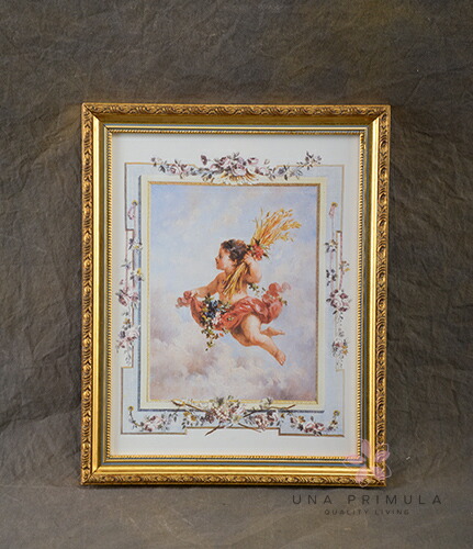 楽天市場】イタリア製 天使 額絵 エンジェル 絵画 板額 Aタイプ