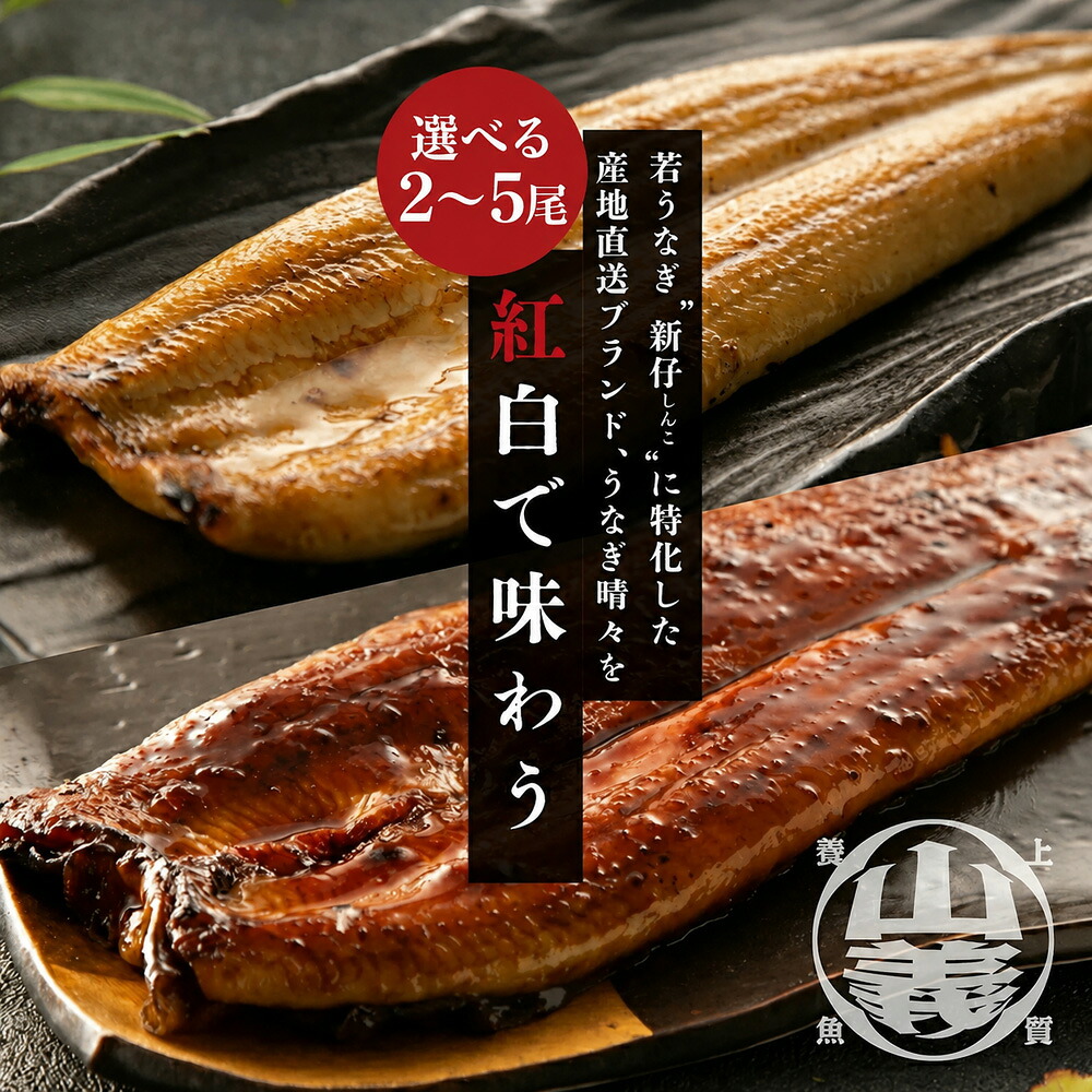 『うなぎ晴々』 希少な若うなぎ 160g以上保証 養殖場直送 豊橋産 国産うなぎ 蒲焼 白焼 食べ比べ 紅白セット 新仔うなぎ ギフト お中元 お歳暮 敬老の日 内祝 御祝 誕生日 プレゼント お取り寄せグルメ 冷凍 送料無料|山義養魚 うなぎ晴々