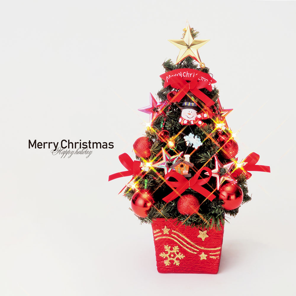 クリスマススツリー 陶器ツリー 赤 30cm 手作り クリスマス リース 置物 飾り 装飾 ディスプレイ レッド 店舗装飾 デコレーション かわいい ミニツリー ミニ クリスマスプレゼント おしゃれ 玄関 サンタ サンタクロース Christmas インテリア