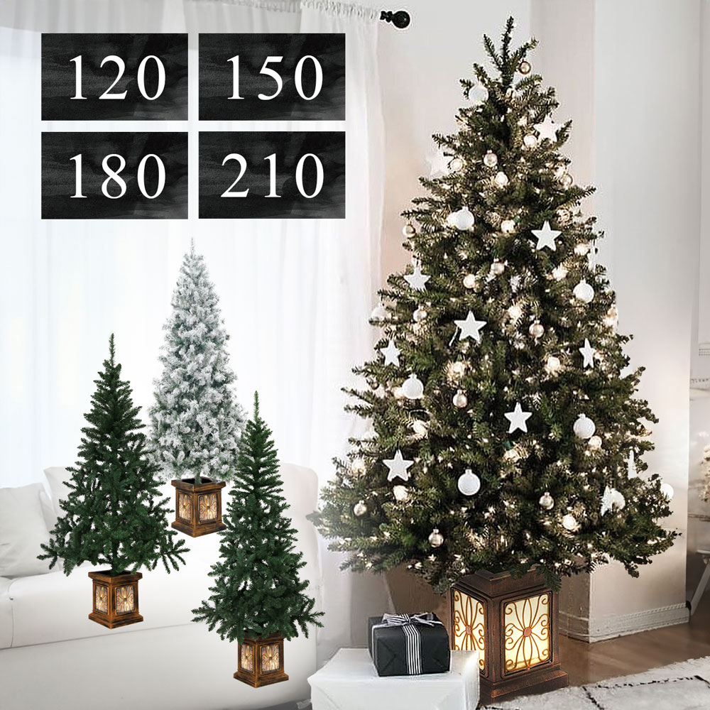 クリスマスツリー 北欧 おしゃれ フィルムポットツリー 120cm 150cm 180cm 210cm オーナメント 飾り なし  高級ポットツリー ヌードツリー インテリア