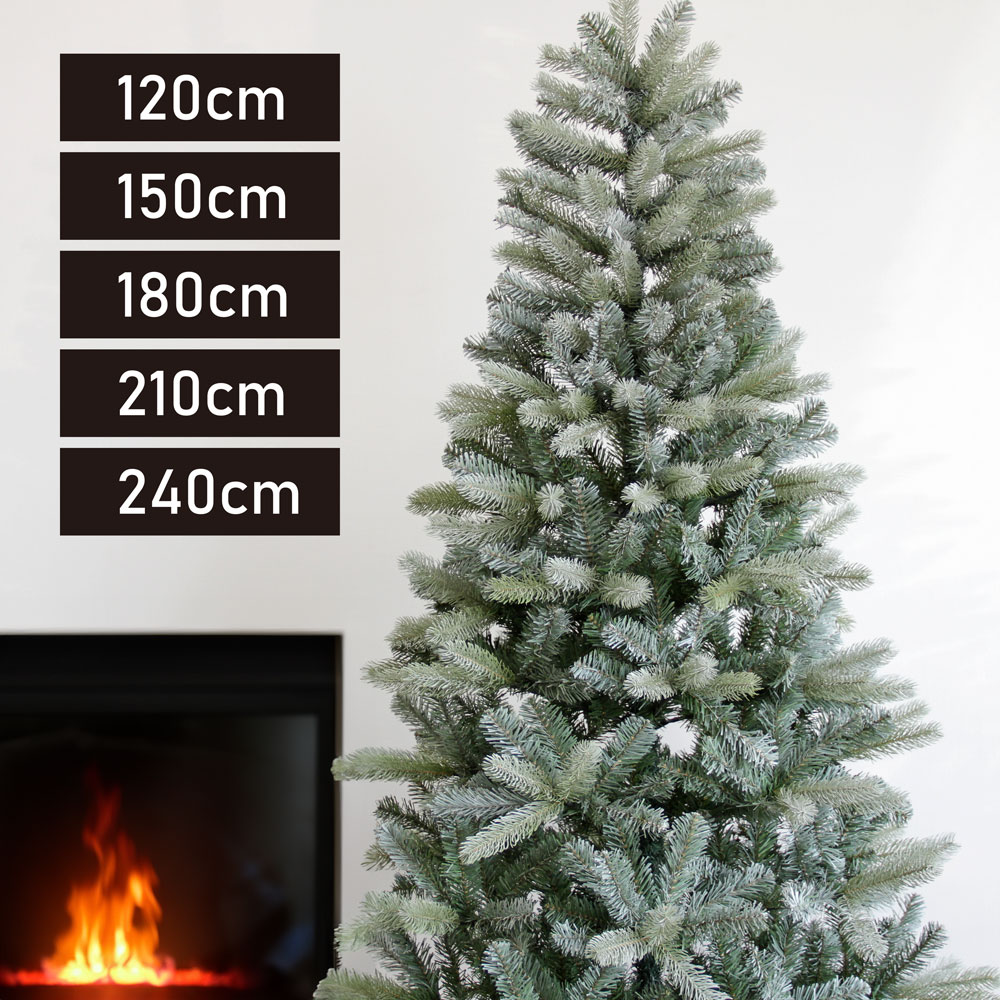 クリスマスツリー 120cm 150cm 180cm 210cm 240cm  樅 オーナメント ツリー La-pucelle おしゃれ ヌードツリー 北欧風 まるで本物 スリム 組み立て5分 散らからない インテリア