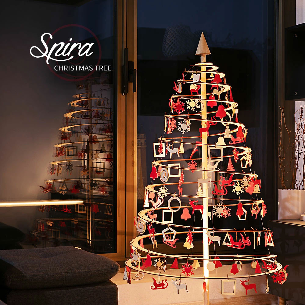 クリスマスツリー 北欧 ヨーロッパ製 42cm 85cm 138cm おしゃれ Spira スロベニア   オーナメント 飾り なし インテリア
