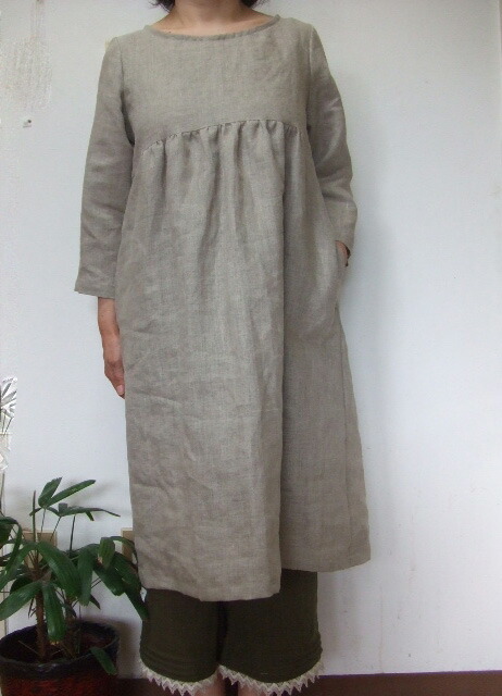 正規逆輸入品 リネン ７分袖ヨーク ワンピース 4色 Smtb K W1 S 小さいサイズs 1 332 Qbdworks Com