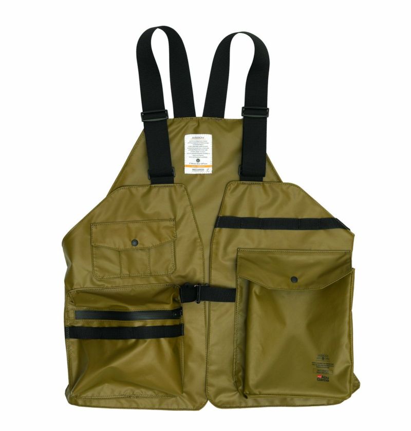 【楽天市場】AS2OV (アッソブ)AbuGarcia 別注 NYLON POLYCARBONATE CAMP VEST アブガルシア