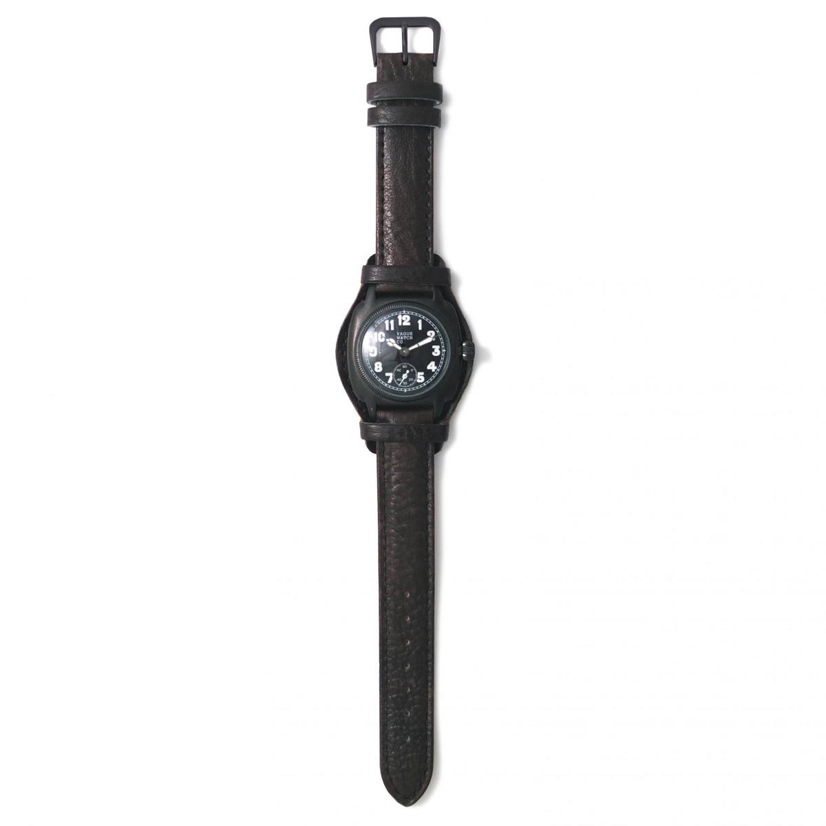 VAGUE WATCH ヴァーグ ウォッチ - VAGUE WATCH COUSSIN Coal 腕時計 アンティーク時計 ファッション おしゃれ ホースレザー