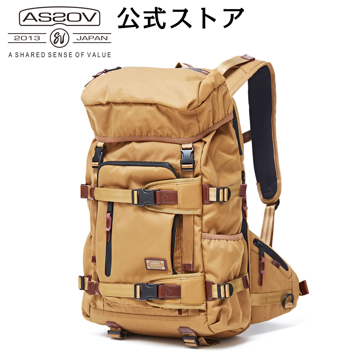 AS2OV - 美品 AS2OV (アッソブ) バックパック Lサイズの+