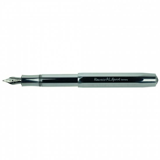 KAWECO カヴェコ アルスポーツ 万年筆(M)アルミ(S.SV) 筆記用具 文房具 高級万年筆 高級筆記具 高級 ギフト 誕生日 ビジネス 万年筆 ボールペン シャープペンシル 誕生日プレゼント お祝い 記念品