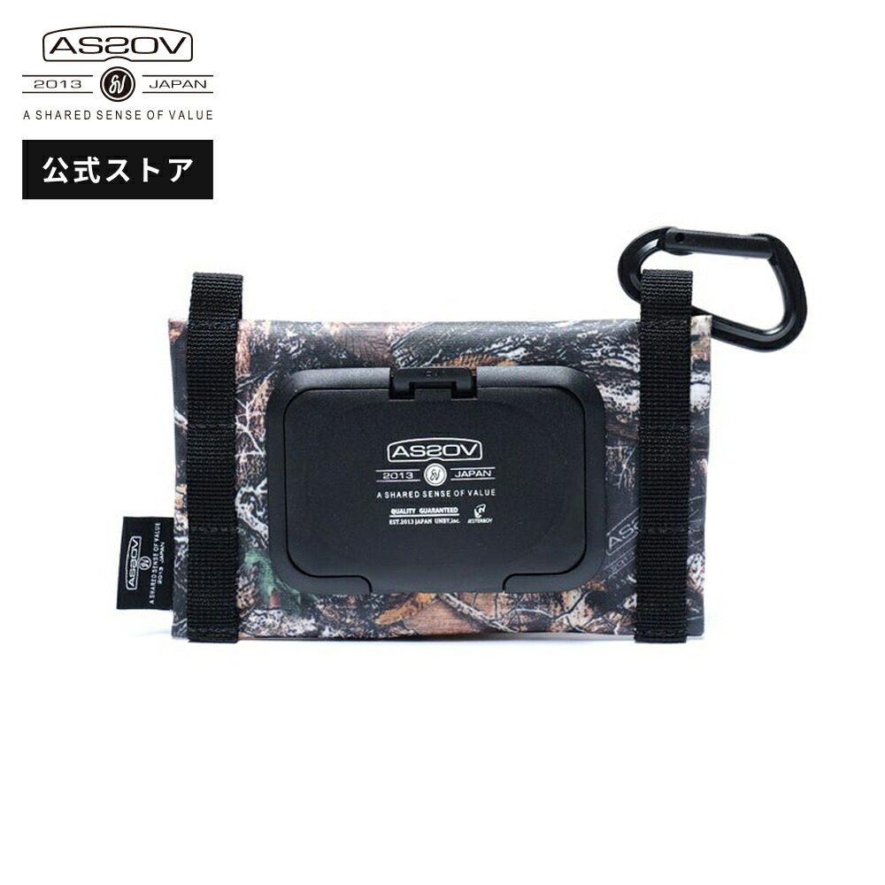 AS2OV (アッソブ) ORIGINAL CAMO POLYCA SERIES WET TISSUE CASE / ウェットティッシュケース オリジナルカモ