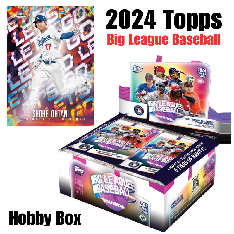 ［完売必至 在庫僅か...］2024 Topps トップス  Big League Baseball ビッグリーグ ベースボール Factory Sealed ホビーボックス HOBBY BOX［MLBオフィシャルライセンス］［大谷翔平 ］［ロサンゼルス・ドジャース］送料無料
