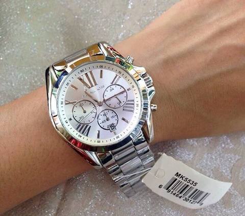 楽天市場 マイケルコース 時計 Michaelkors 腕時計 マイケル コース 腕時計 Michael Kors 時計 マイケルコース時計 ブラッドショー Bradshaw レディース Mk5535 人気 ブランド 女性 彼女 妻 嫁 プレゼント かわいい おしゃれ シルバー 送料無料 Global Standard 楽天市場店