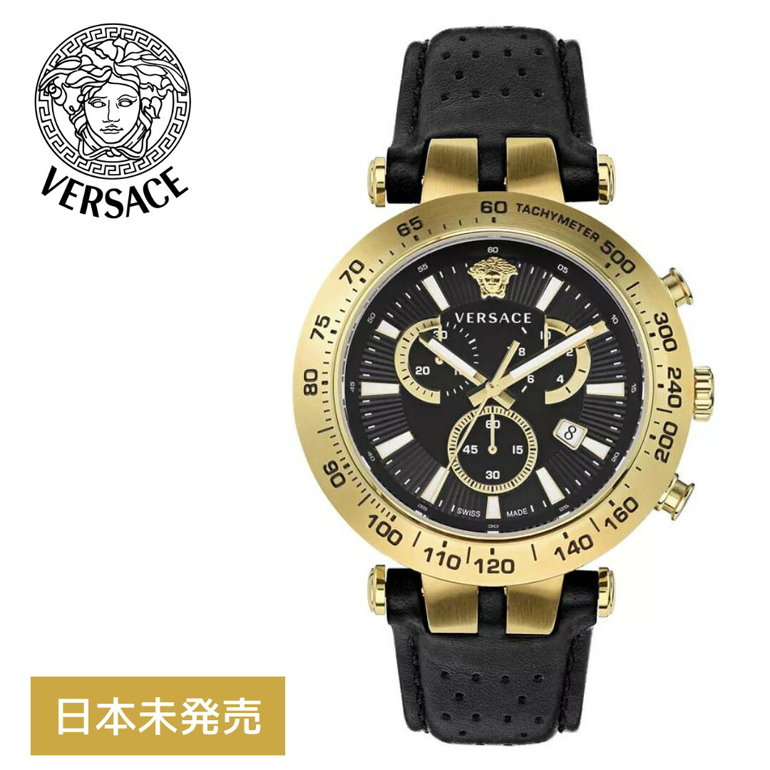 ［継続期間押さえる超SALE執り行なう中］［スイス連邦御手伝いさん］［日本未発売］［VERSACE］ヴェルサーチ 時辰儀 ヴェルサーチ ウオッチ メンズ 模範例 メドゥーサ 46粍 5非同期転送モード ビッグ人間の顔 VEJB00422 Bold Chronograph Mens Watch 貨物輸送無料［VERSACE UK置き目品］