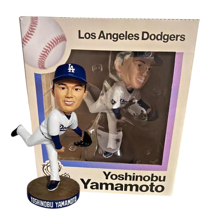［超希少］［非売品］［球団公式ライセンス品］［日本未発売］山本由伸 ロサンゼルス ドジャース ボブルヘッド フィギュア 2024年6月13日 スタジアム限定配布 送料無料