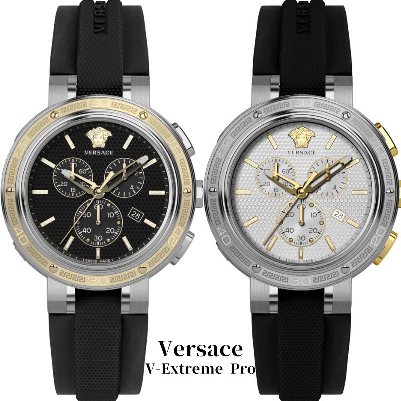 ［日本未発売］［期間限定超SALE開催中］［スイスメイド］［VERSACE］ヴェルサーチ ヴェルサーチェ 時計 ヴェルサーチ 腕時計 メンズ V-EXTREME PRO 46mm スイスメイド 送料無料［VERSACE UK正規品］｜Global Standard 店