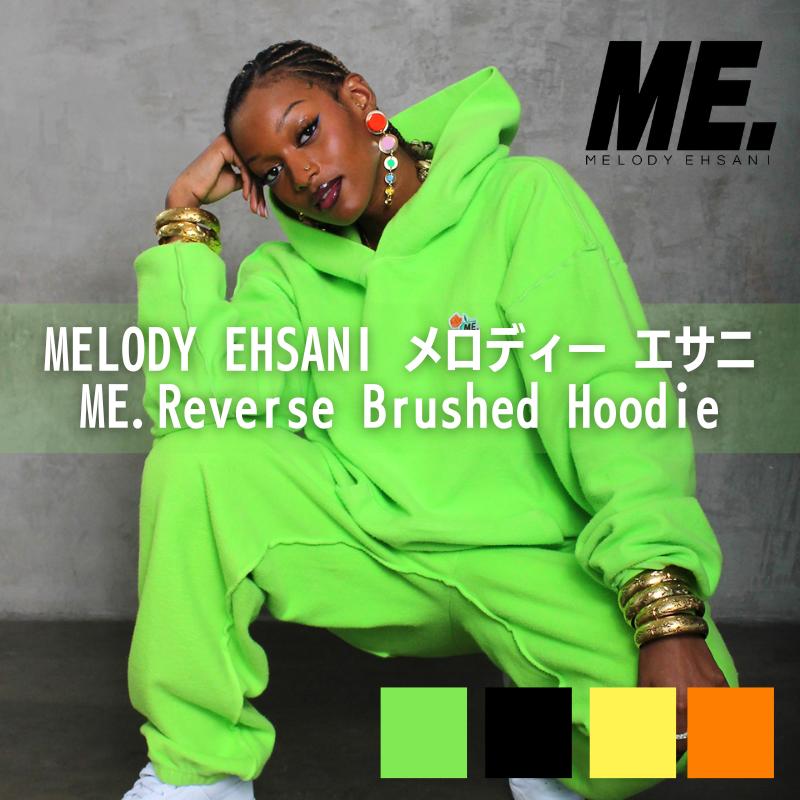［日本未発売］［MELODYEHSANI メロディーエサニ］フーディー パーカー ME. Reverse Brushed Hoodie 2019年 Air Jordan 1 Fearless (フィアレス) コレクションでコラボしたLAの人気デザイナー 送料無料｜Global Standard 店