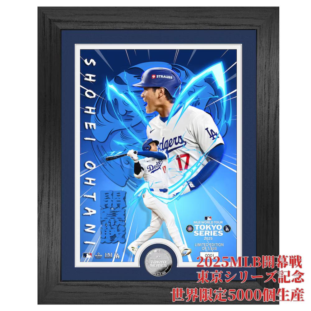 世界2023個限定‼️大谷翔平選手　ドジャース入団　記念コイン　フォトフレーム 大谷翔平選手のドジャース移籍記念コインが「郵便局のネット