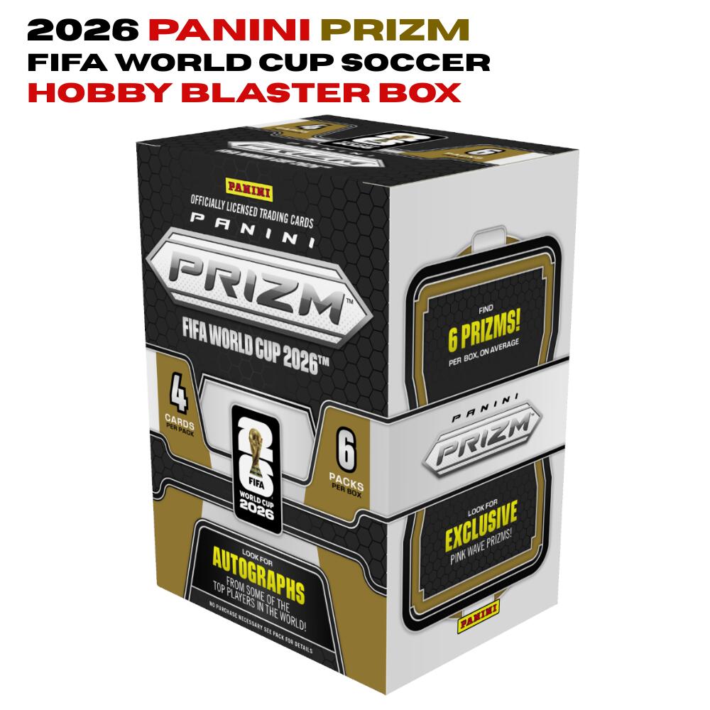 2026 PANINI PRIZM FIFA WORLD CUP サッカー ホビーブラスターボックス パニーニ プリズム ワールドカップ トレカ BOX メッシ ロナウド ヤマル ルーキーカード Color Blast 激レア サイン 収録 新品 シュリンク付き 送料無料｜Global Standard 店