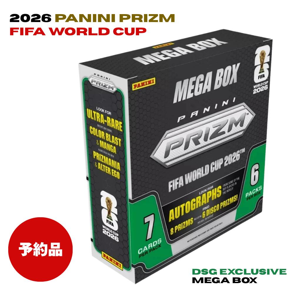 【2026年W杯公式】2026 Panini Prizm FIFA World Cup DSG Exclusive Mega Box サッカー トレカ パニニー プリズム メガボックス ワールドカップ 直筆サイン狙い 新品 シュリンク付き 送料無料|Global Standard 店