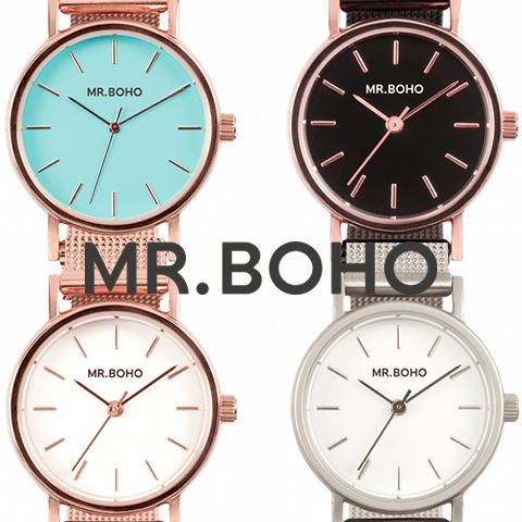 定め事店買付け品 日本未発売 ミスターボーホー 時辰儀 MR.BOHO ウオッチ レディース メンズ MINI METALLIC ミニメタリック 外国で取寄せ 貨物輸送無料