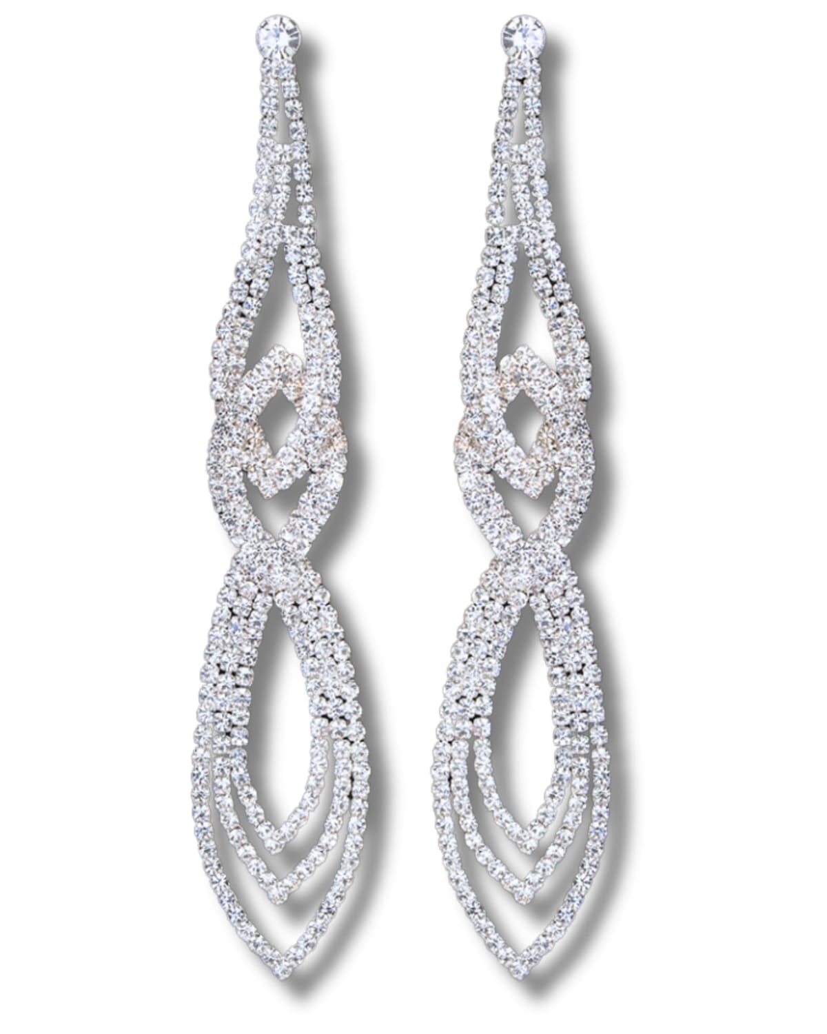 楽天市場】コンテスト ピアス ピンク ビジュー ロングピアス ドレス