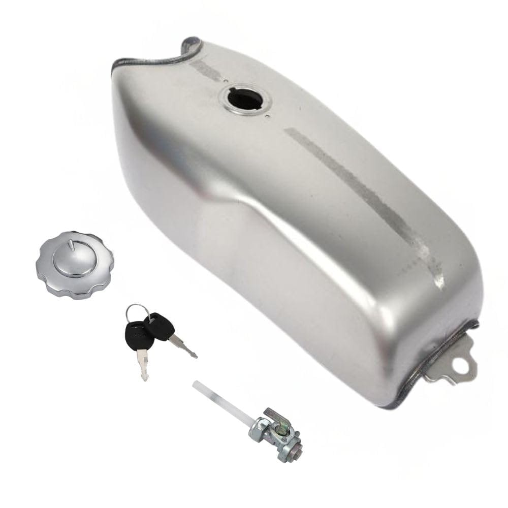 新品未使用汎用バイクアルミタンク　アメリカン　カフェレーサーなどなど Amazon | Baohatsu バイク 汎用 ガソリンタンク レトロ 10L 2.6
