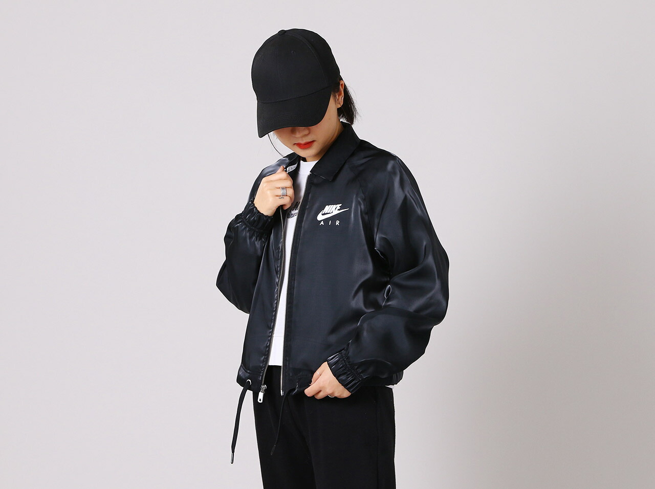 楽天市場 Nike Wmns Air Sheen Jkt Cu5545 010 ナイキ レディースファッション アウター ジャケット ブルゾン ストアレビュー記載でソックスプレゼント対象品 Figure