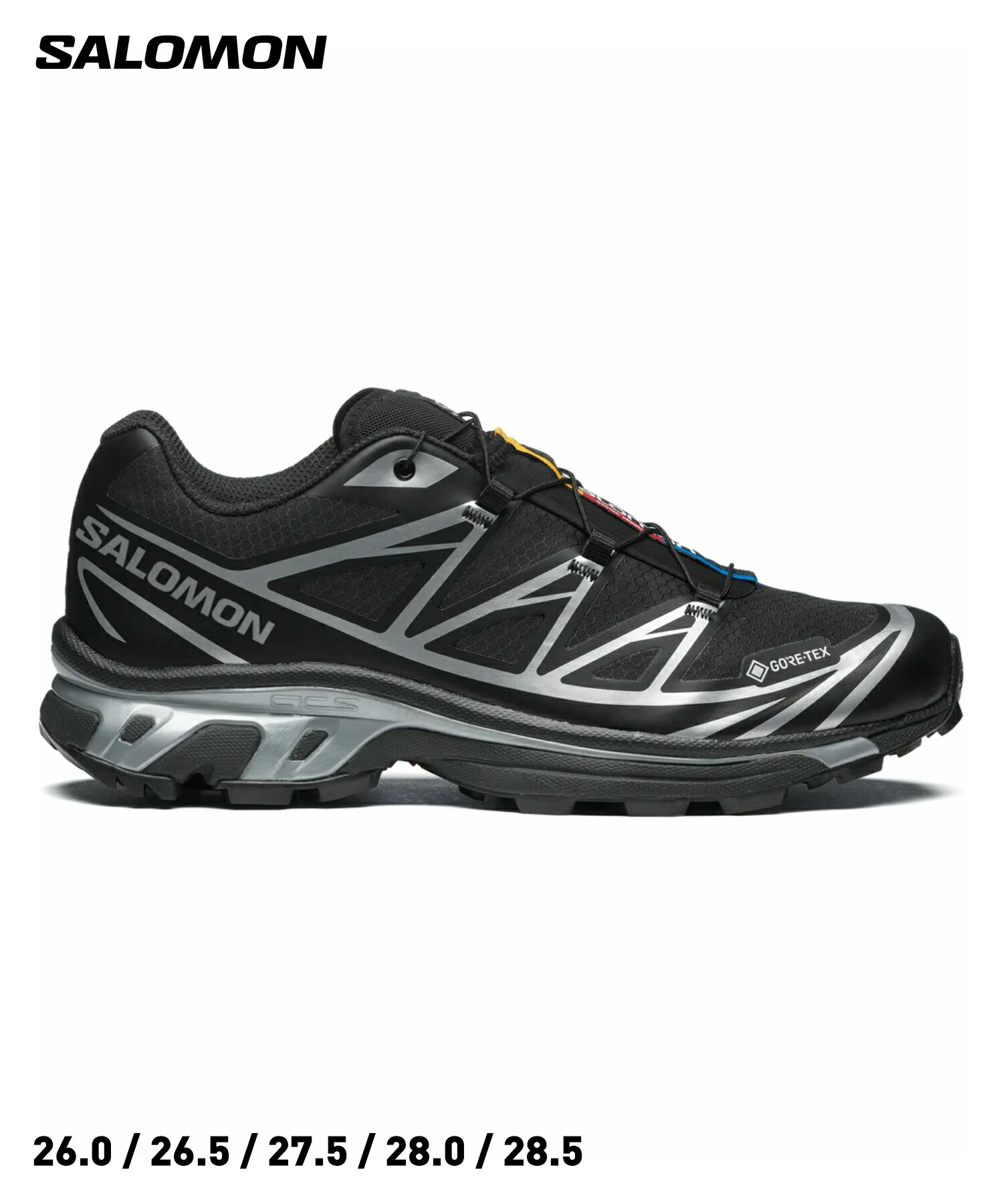 Salomon XT-6 GTX UNISEX(L47450600)【サロモン エックスティー・シックス ゴアテックス】国内正規品 ユニセックス シューズ スニーカー 靴 フットウェア GORE-TEX ストリート カジュアル シンプル スポーツ ジョギング ランニング ローカット L47450600021画像
