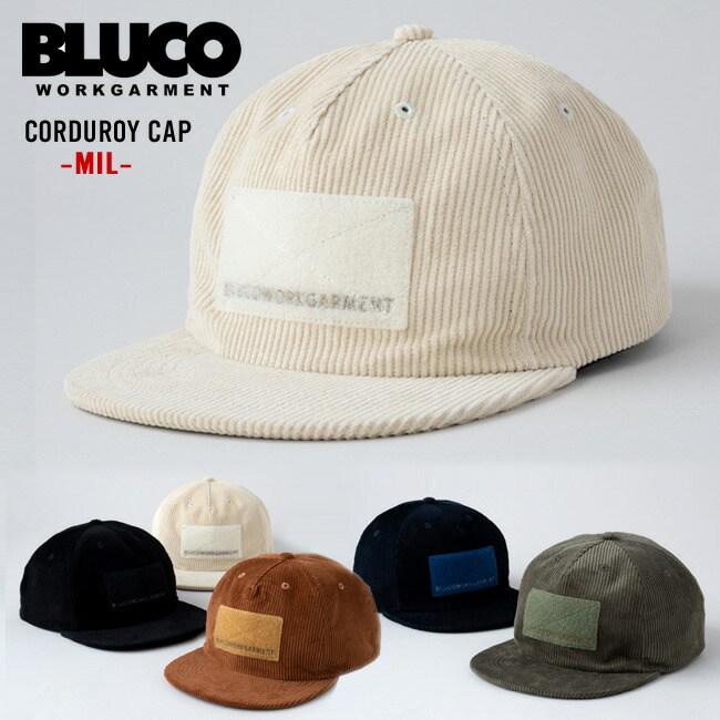 2022新作 BLUCO ブルコ コーデュロイキャップ CAP WORK GARMENT ブルコワークガーメント ORIGINAL CORDUROY  ーmilー 96％以上節約