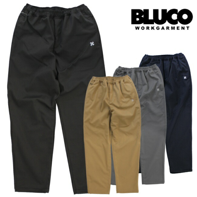 BLUCO ブルコ ウォームイージーワークパンツ　テーパード　ネイビー　新品同様 bluco-147-41-026_1.jpg