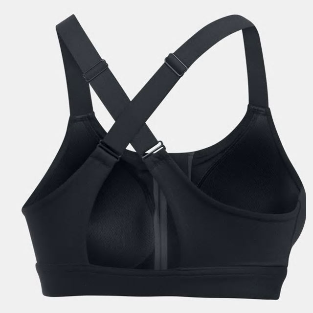 under armour zip up sports bra