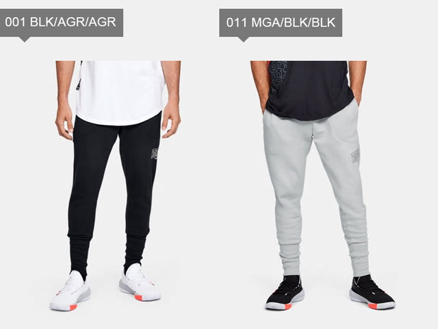 under armour training fleece joggers