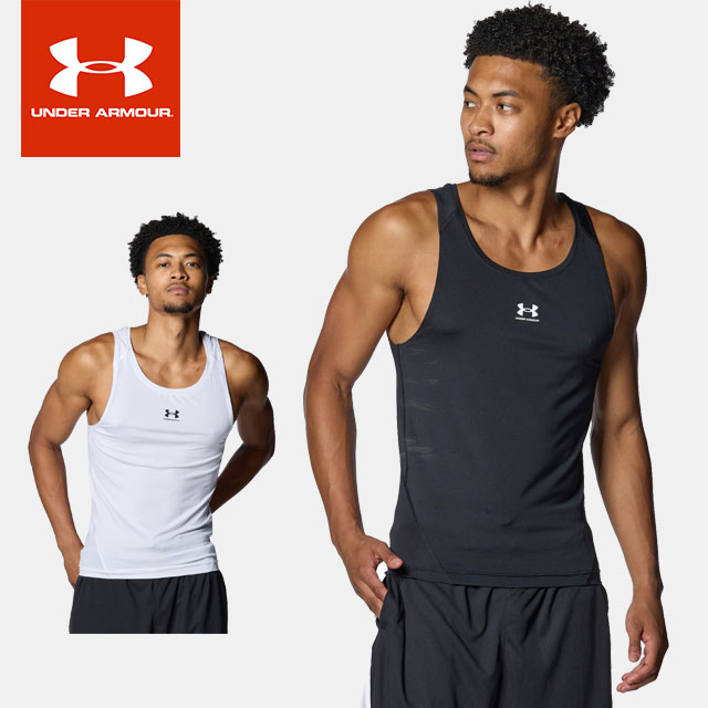 Under Armour HEAT GEAR タンクトップ M ブラック Under Armour Men's HeatGear Compression Tank Top