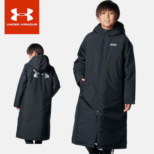 アンダーアーマー　ベンチコート　STORM1 ロング　ブラック　L アンダーアーマー ベンチコート STORM1 ロング ブラック L