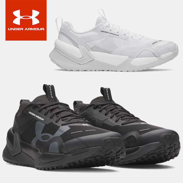 ☆アンダーアーマー UNDER ARMOUR メンズ 体育館シューズ 形づくるシューズ UA 降雨 差し交わす 調教師 6005926 運動競技 シューズ スニーカー