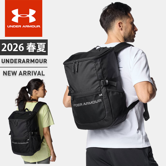 ☆アンダーアーマー メンズ レディース リュック バッグ UA クール デー バックパック 27リットル ストーム はっ水 背中パッド 通気性 小物収納 パソコン用ポケット リフレクトテープ 通勤 通学 トレーニング ジム ユニセックス UNDER ARMOUR 6012655