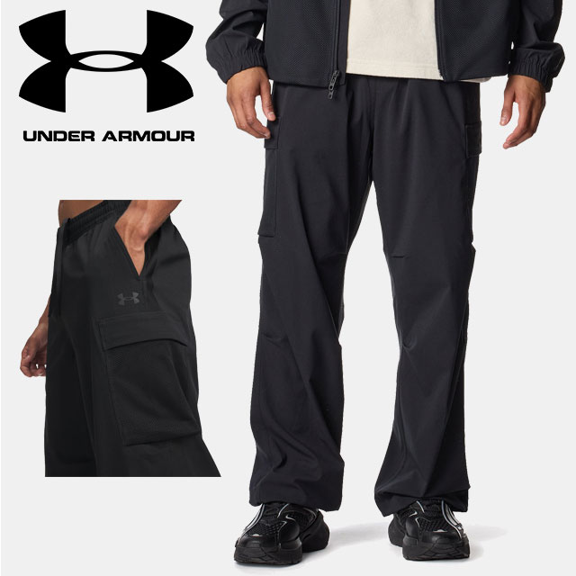 ☆アンダーアーマー UNDER ARMOUR メンズ UA アンストッパブル エアベント パンツ Sportstyle ロングパンツ 6009363 アウトドア スポーツ ジム 運動 部活 長ズボン ボトムス ポケット ドローコード 調節可能 通気性 ストレッチ メッシュ ストレート|アンダーアーマーヒート