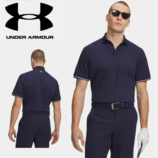 ☆ネコポス【お買い物マラソン 最大10%OFFクーポン配布中♪】 アンダーアーマー UNDER ARMOUR メンズ UA アーマードライ ピケ ポロ Golf ポロシャツ 半袖 6009731