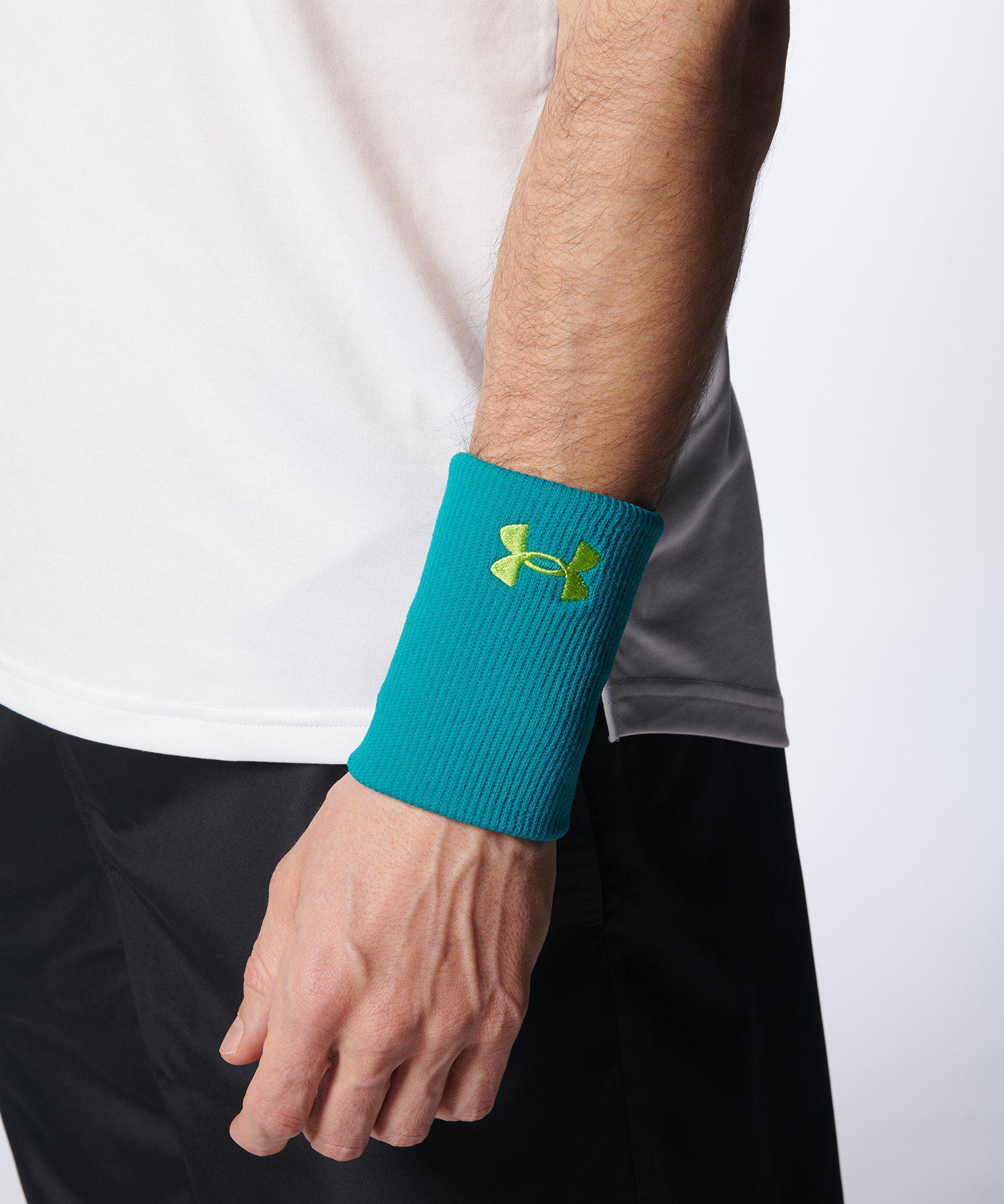 保存版】 公式 アンダーアーマー UNDER ARMOUR メンズ ベースボール UA モビリティ リストバンド 野球 1372155 片手用  スポーツ ロゴ 刺繍 吸汗速乾 伸縮性 ランニング ダンス ヨガ ジョギング サッカー アウトドア ジム 運動 部活 プロ野球 