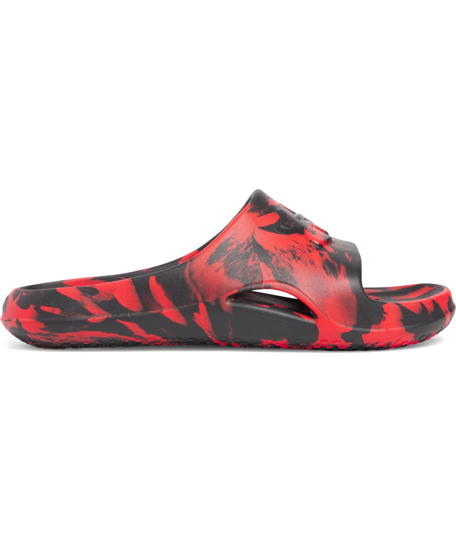 公式 アンダーアーマー UNDER ARMOUR メンズ UAロッカー5 カモ スライド Sportstyle サンダル 3600 6000840画像