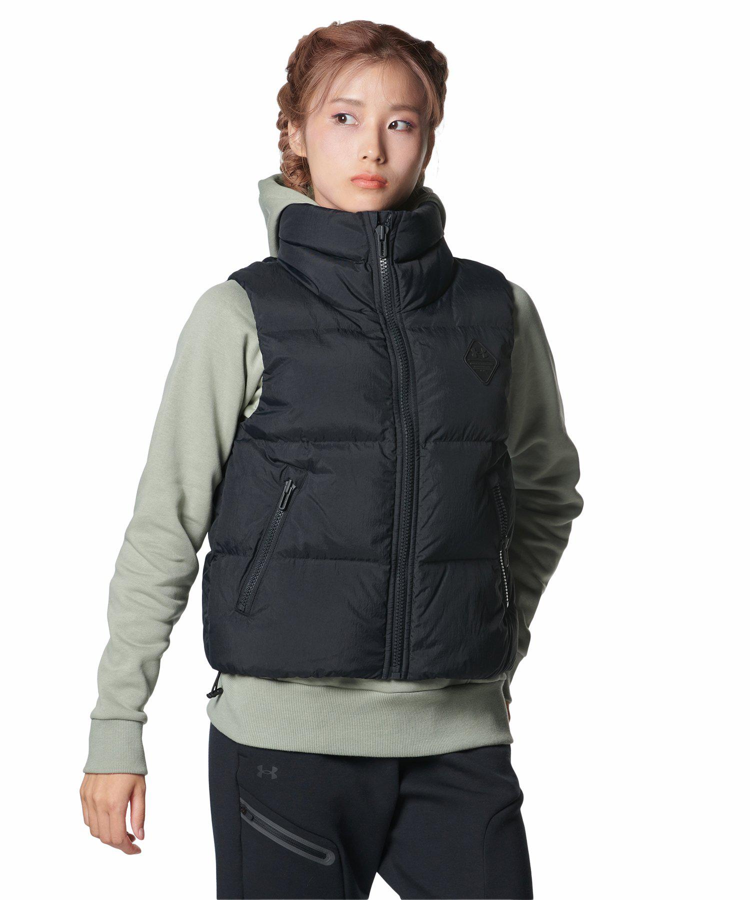 公式 アンダーアーマー UNDER ARMOUR UA UAコールドギアインフラレッド ダウン クリンクルベスト（トレーニング/WOMEN） 1381660
