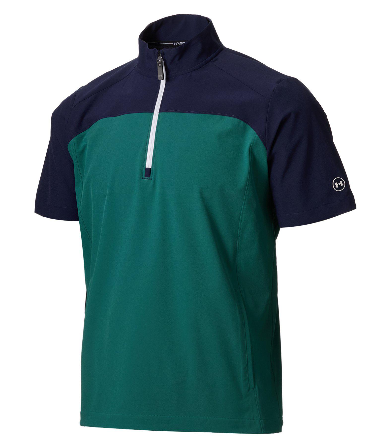公式 アンダーアーマー UNDER ARMOUR メンズ UAドライブ ウインド ショートスリーブ ジャケット Golf ジャケット アウター ウインドブレーカー 00 6012530
